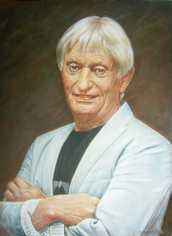 Николай Агутин. Портрет написан акриловыми красками
